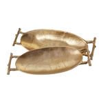 Product Image 1 for Gold Twig Handle Trays from Elk Home