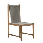 Pacifica chair angled view showing taupe rope seating instead of cushion
