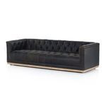 Product Image 35 for Maxx Upholstered Destroyed Black Leather Sofa from Four Hands