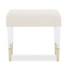 Product Image 2 for Cream Fabric Modern Looking Good Bench from Caracole