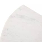 Product Image 7 for Mueller Demilune Polished White Marble from Four Hands