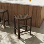 Product Image 4 for Savio Outdoor Bar + Counter Stool - Dark Textured Woven from Four Hands