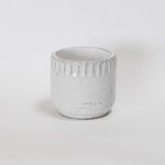 Greyson Small White Ceramic Pot image 1