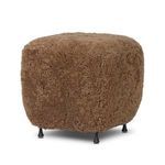 Product Image 2 for Joey Amber Shearling Ottoman from Four Hands
