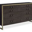 Product Image 1 for Black Wood Modern Remix Double Dresser from Caracole