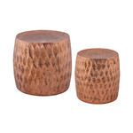 Product Image 1 for Djembe 2 Piece Iron Stool Set from Elk Home