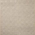 Hand-woven wool area rug in natural earth tones with a subtle two-level checkerboard pattern