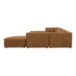 Side view of Lowtide Alcove Modular Sectional with visible sectional modules and layered cushions