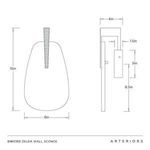 Product Image 9 for Zelda Wall Sconce from Arteriors