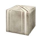 Product Image 1 for Nantucket Gray Hide Ottoman from Jamie Young