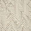 Verve Ivory Oatmeal Rug with bold, linear, hand-tufted wool and rayon pile in an eclectic geometric pattern