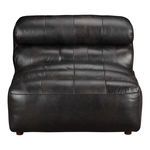 Product Image 4 for Ramsay Leather Slipper Chair - Black from Moe's