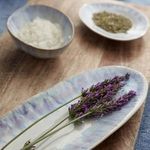 Product Image 2 for Brisa Oval Ceramic Stoneware Mini Plate, Set of 6 - Ria Blue from Costa Nova