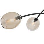 Angle view of top canopy and drip hole in oil-rubbed bronze finish of Artemis chandelier hardware
