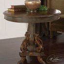 Product Image 2 for Anya Round Pedestal Table from Uttermost