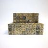 Stacked boxes showing alignment of bone cubes and rectangular form