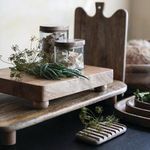 Product Image 3 for Curved Mango Wood Cheese/Serving Board with Handle, Natural Finish from Creative Co-Op