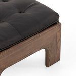 Product Image 5 for Halston Top Grain Leather Ottoman - Heirloom Black from Four Hands