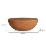 Insitu Coffee Table with dimensions indicated, showing width, height, and depth