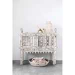 Product Image 3 for White Handwoven Grass Basket With Handles from Creative Co-Op