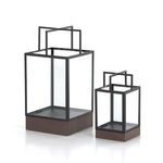 Product Image 4 for Delsin Outdoor Lantern,Set 2 Black from Four Hands