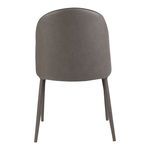 Product Image 4 for BURTON PU DINING CHAIR GREY, Set of Two from Moe's