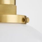 Product Image 4 for Beverly Small Gold Frosted Glass Sphere Pendant Light from Mitzi