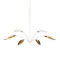 Product Image 12 for Yuriko White Wrought Iron Chandelier from Currey & Company