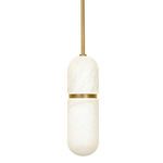 Product Image 4 for Salon Stone Pendant - Natural Stone & Brass from Regina Andrew Design