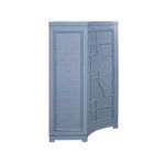 Product Image 7 for Two Door Decorative Rattan Overlay Cabinet With Curved Ends Painted from Worlds Away