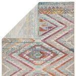 Product Image 10 for Nikki Chu By  Decca Indoor / Outdoor Tribal Light Gray / Multicolor Area Rug from Jaipur 