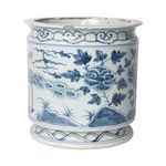 Product Image 4 for Blue & White Orchid Pot Bird Motif from Legend of Asia