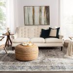 Product Image 9 for Ambre Medallion Light Gray / Blue Area Rug from Jaipur