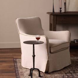 Product Image 14 for Devon Slipcover Swivel Chair from Four Hands