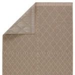 Product Image 10 for Almasi Indoor/ Outdoor Trellis Dark Taupe/ Beige Rug from Jaipur 