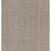 Another top view of the same striped gray and brown rug laid flat