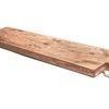 Long solid wood farmtable plank with distressed finish and rope handle on one end