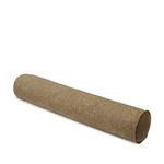 Darker beige version of April Bolster Pillow shown from a side angle