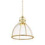 Product Image 1 for Airmont Aged Brass Pendant from Hudson Valley