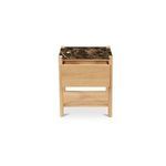 Product Image 11 for Elio Dark Emperador Marble Nightstand from Moe's