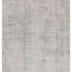 Modern striped cream and blue area rug with linear abstract pattern in 5'3" x 8' size