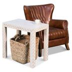 Product Image 4 for Mesa End Table  Heather Grey from Sarreid Ltd.