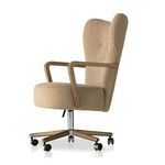 Product Image 3 for Melrose Solid Ash Desk Chair - Sheepskin Camel from Four Hands