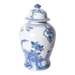 Product Image 3 for Blue & White Magnolia Pheasant Porcelain Temple Jar from Legend of Asia