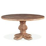 Product Image 5 for Pengrove Round Mango Wood Dining Table In Antique Oak Finish from World Interiors