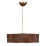 Product Image 3 for Atherton 5-Light Pendant in Warm Brass from Savoy House 