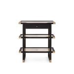 Product Image 2 for Austin Dark Wood Side Table from Villa & House
