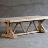 Product Image 9 for Ruth Wooden Trestle Dining Table from Blaxsand