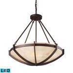 Product Image 1 for Spanish Mosaic 6 Light Pendant In Aged Bronze  from Elk Lighting