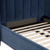 Product Image 11 for Chandler Blue Velvet Twin Bed from Essentials for Living